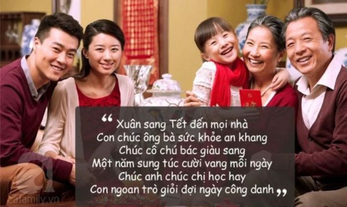 Bé gửi lời chúc Tết Ất Tỵ 2025 đầy ấm áp đến gia đình
