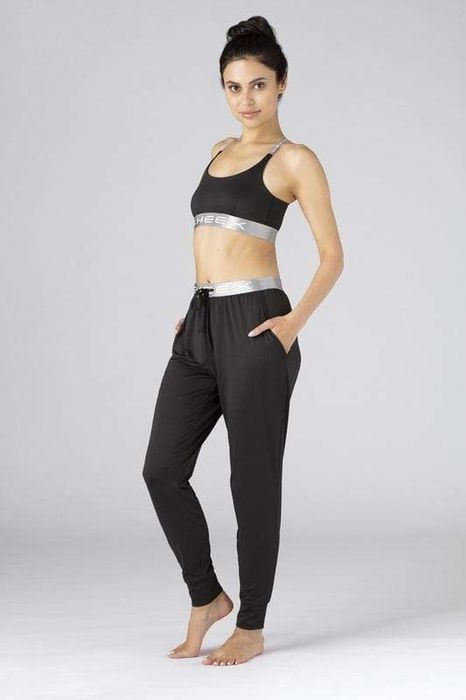 Model dressed in Sheex joggers