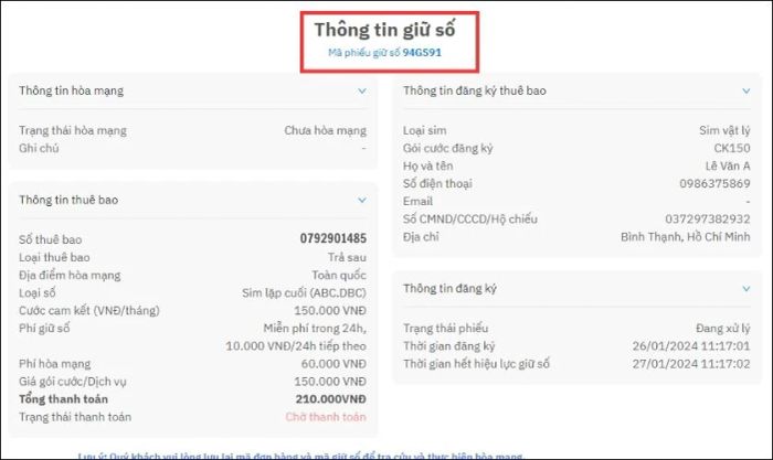 Mang CCCD/Hộ chiếu đến MobiFone để nhận SIM
