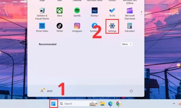 Thay đổi hình nền máy tính Windows 11 bằng cách chọn hình nền mới