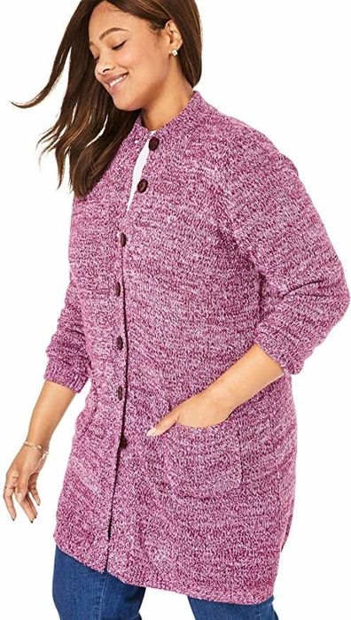 The rosé-hued knit masterpiece styled for daytime elegance