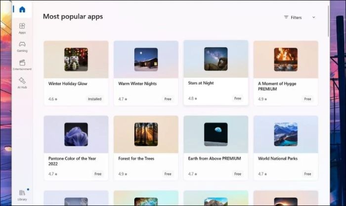 Thay đổi hình nền máy tính phù hợp trên Windows 11