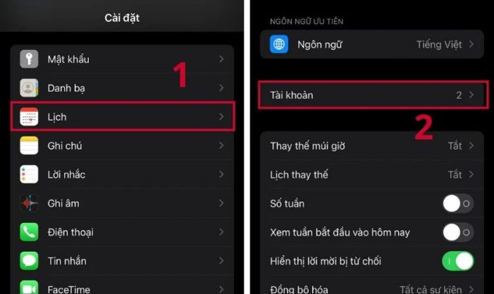 Liên kết để cài đặt lịch âm cho iPhone