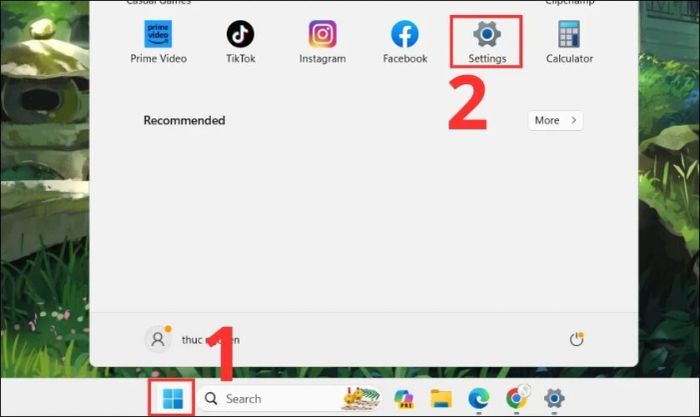 Cách làm trong suốt thanh Taskbar bằng tùy chọn Visual effects