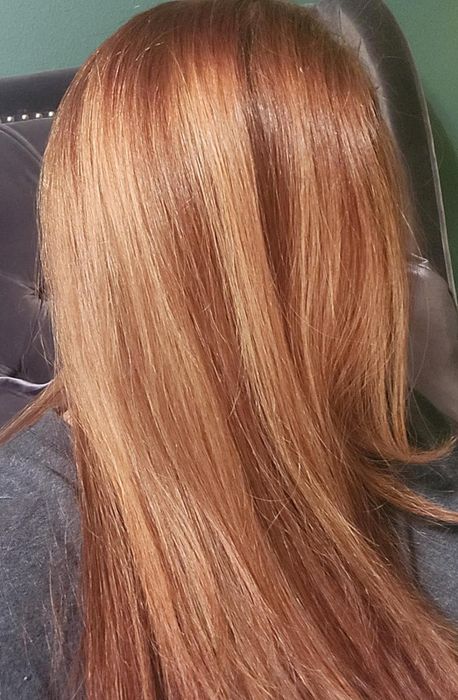 reviewer’s hair transformation after using Color Wow
