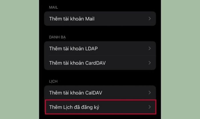 Hướng dẫn cách thêm lịch âm vào iPhone