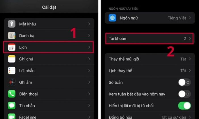 Hướng dẫn cách xóa lịch âm khỏi iPhone