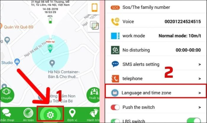 Hướng dẫn chỉnh giờ trên đồng hồ định vị trẻ em