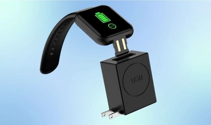 Hãy cắm đầu sạc USB vào nguồn điện để bắt đầu quá trình sạc.