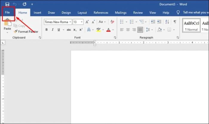 Chọn file Word cần chuyển sang Excel