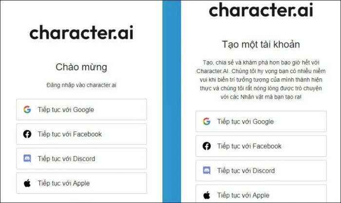 Hướng dẫn sử dụng thử chatbot Character phiên bản beta miễn phí