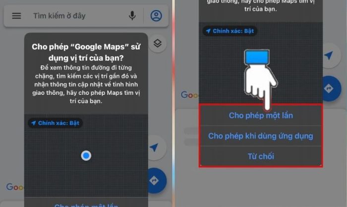 Cách cài đặt định vị giữa hai điện thoại khác hệ điều hành