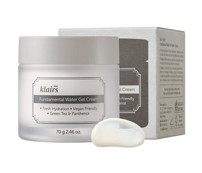 The Water Gel Cream is known for its light, hydrating formula that leaves the skin feeling refreshed and moisturized.