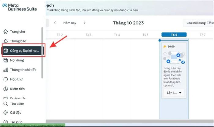 Hướng dẫn lên lịch đăng bài trên Facebook bằng máy tính