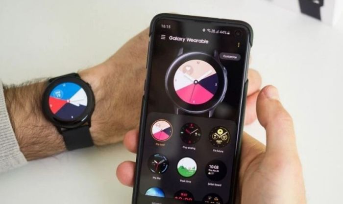Ứng dụng kết nối đồng hồ thông minh Galaxy Wearable của Samsung