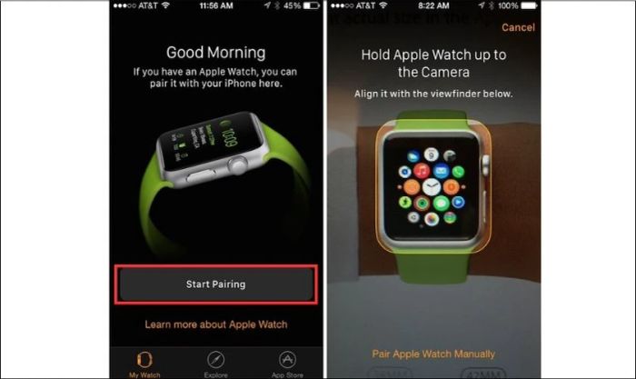 Mở ứng dụng Apple Watch trên iPhone của bạn.