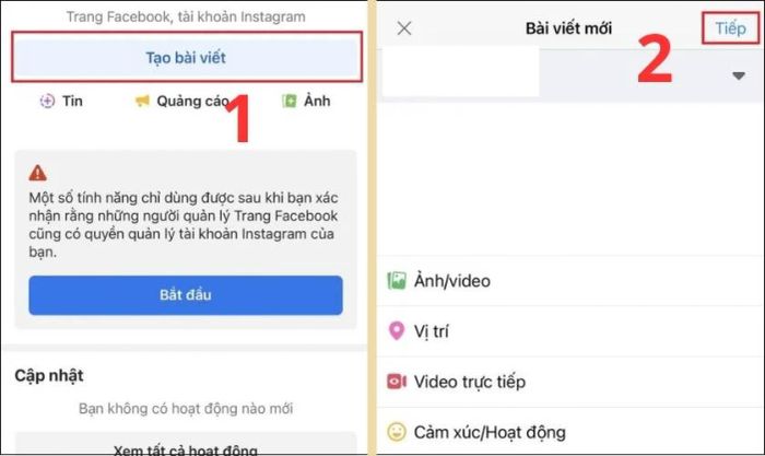 Hướng dẫn lên lịch đăng bài trên Facebook bằng điện thoại