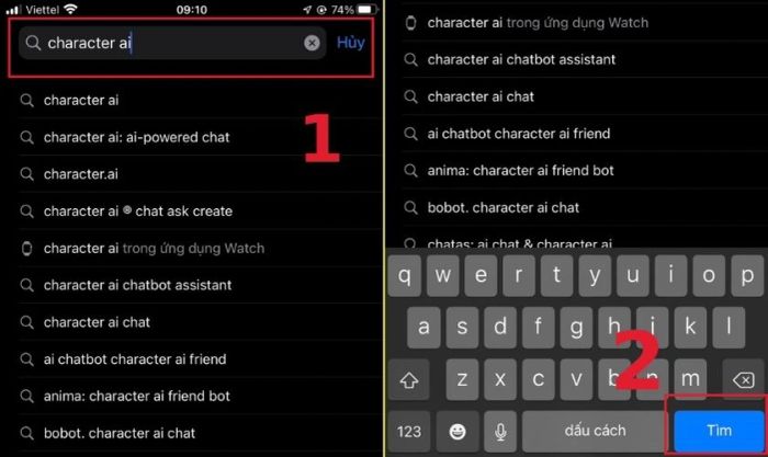 Hướng dẫn tải Character AI trên điện thoại