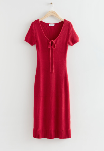 product image of the dress on a hanger