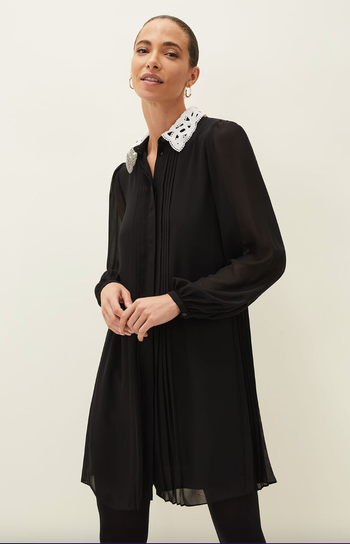 another model showcasing the dress
