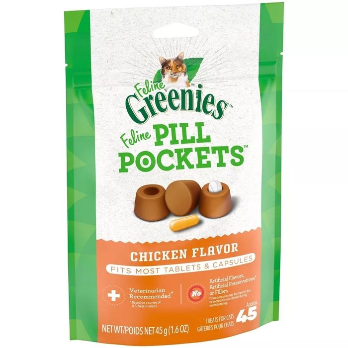 The green packaging.