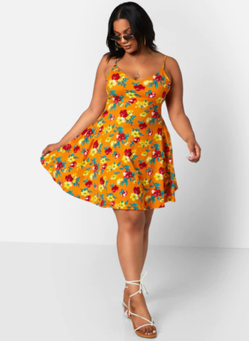 model showcasing the dress