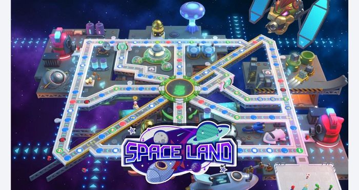The game board of Space Land