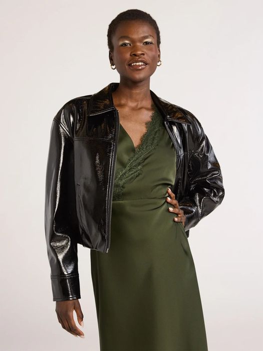 Model showing off the jacket