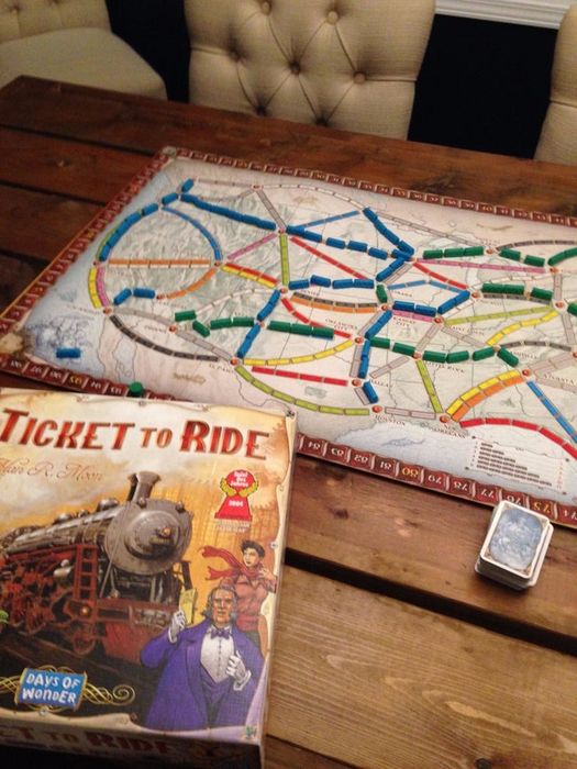 A photo from the reviewer showing a game of <span>Ticket to Ride</span> in progress