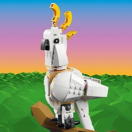 Built cockatoo model