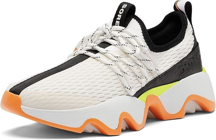 The sneaker shown in a sea salt and koi color combination.