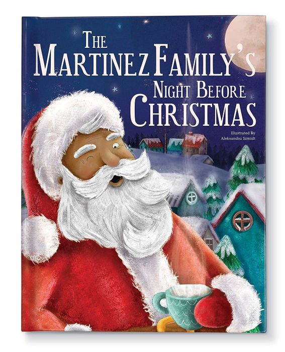 The cover of a book customized for the Martinez family