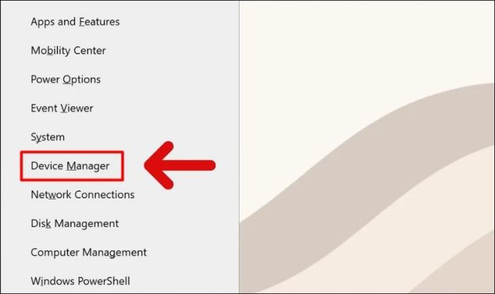 Cập nhật driver quản lý pin