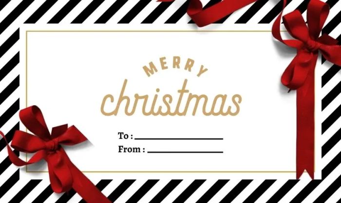 Mẫu phông chữ cổ điển dành cho Noel