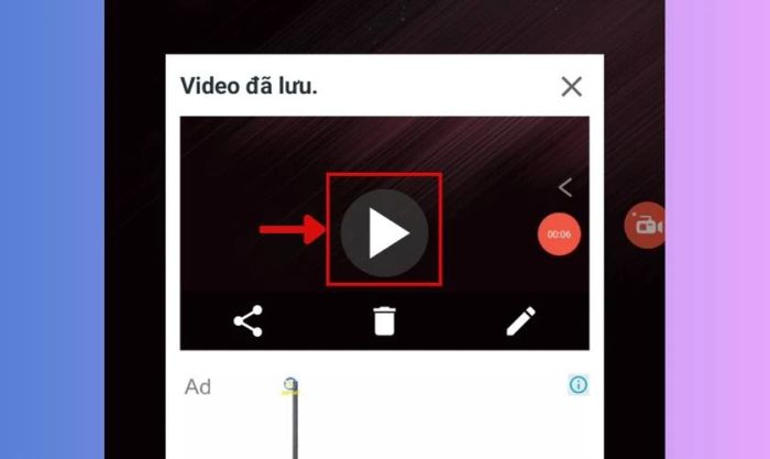 Video màn hình đã được xuất thành công