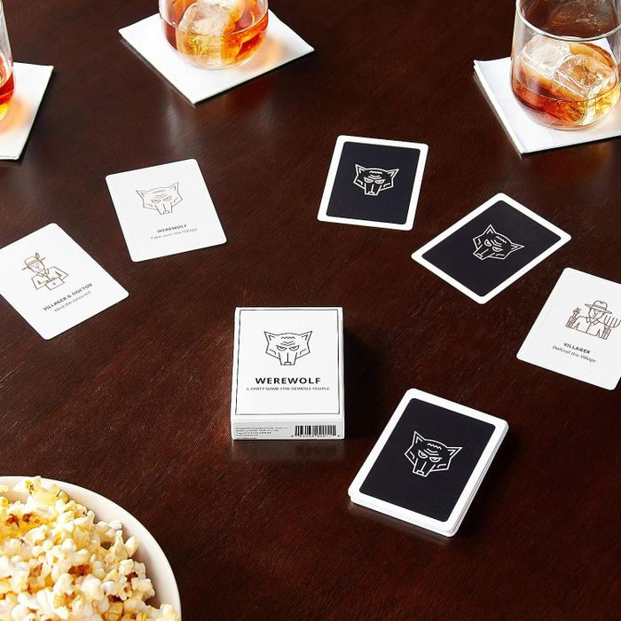 The game cards laid out on a table