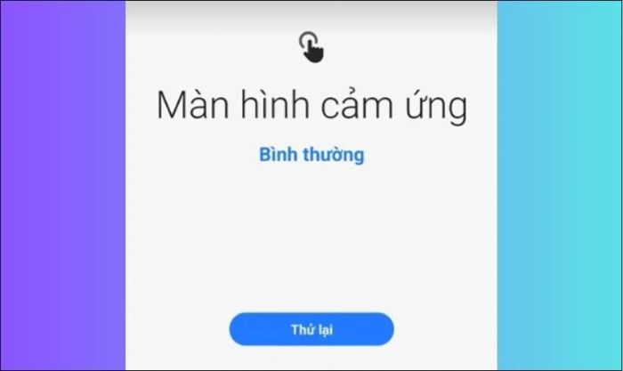 Kết quả sẽ được hiển thị ngay lập tức trên màn hình
