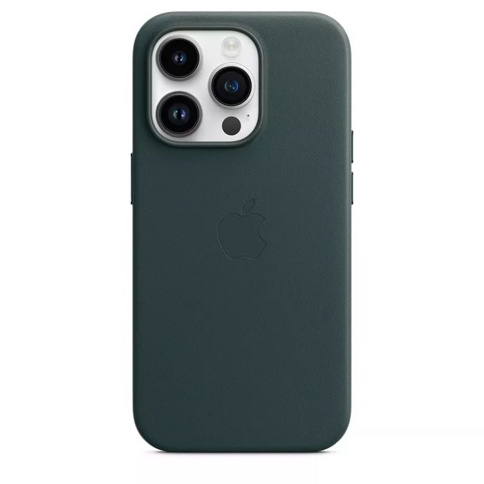 the iphone case in a forest green color