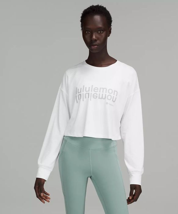 A model showcasing the shirt.