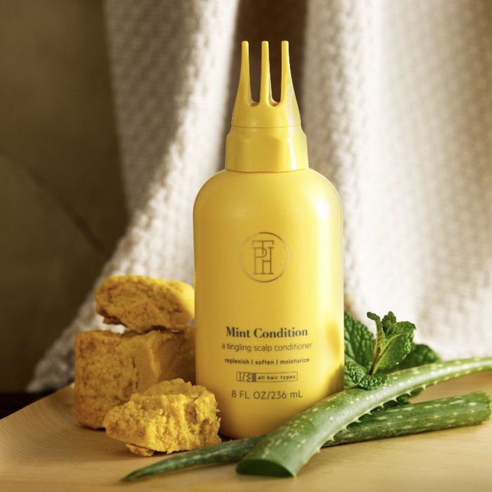 A bottle of scalp treatment