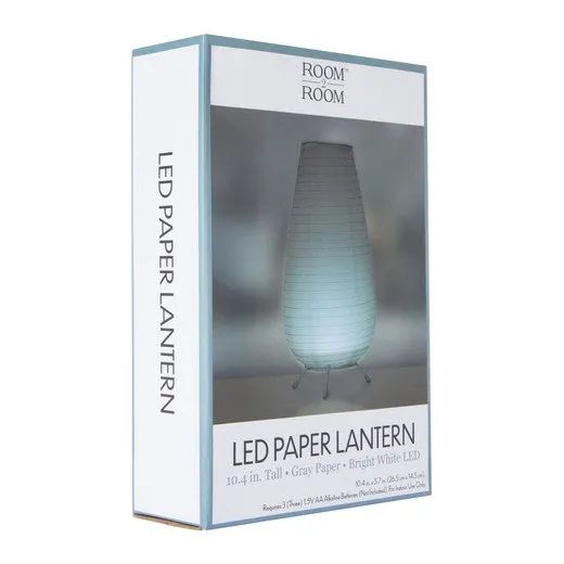 The blue lantern in its original packaging