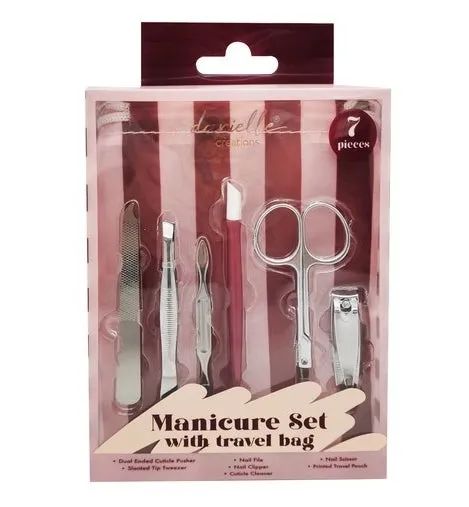Manicure kit in packaging