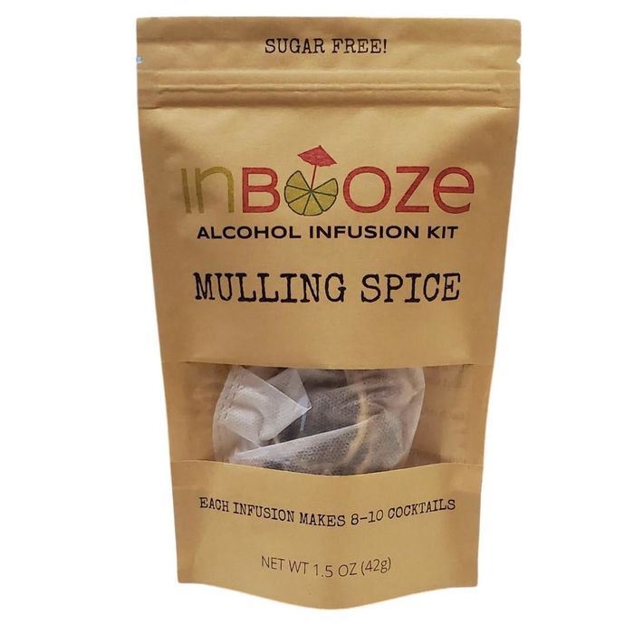 The Mulling Spice Cocktail Kit designed for infusing Bourbon, Whiskey, or Cider.