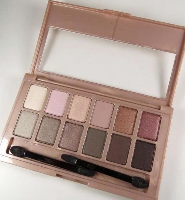 The Maybelline The Nudes Eyeshadow Palette, offering a range of neutral shades for creating versatile and everyday eye looks.