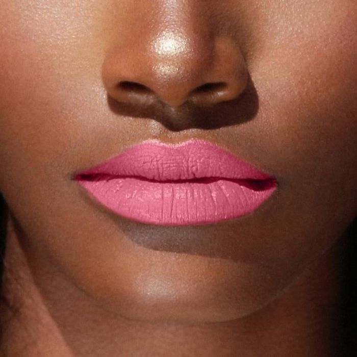 lips in a vibrant pink shade