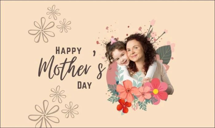 Thiệp chúc mừng 8-3 gửi đến mẹ và bà, chứa đựng nhiều tình cảm sâu sắc