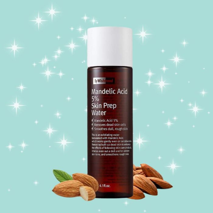 The skin prep water