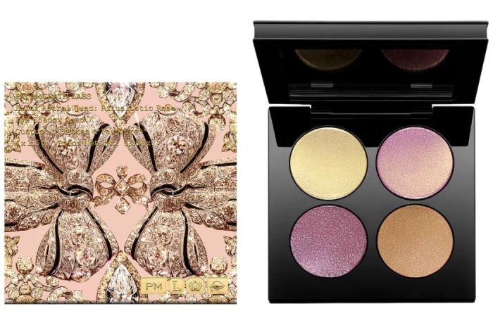 The Pat McGrath Blitz Astral Palette in Ritualistic Rose, a luxurious collection for achieving high-impact, runway-inspired looks.