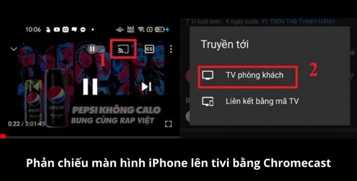 Sử dụng Chromecast
