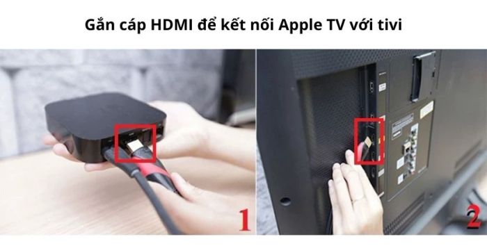 Chiếu màn hình iPhone lên tivi qua HDMI